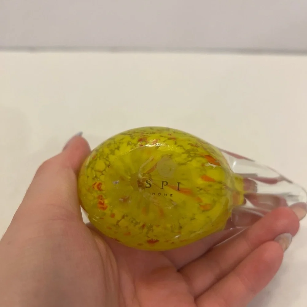 SPI HOME vintage glass bird paperweight